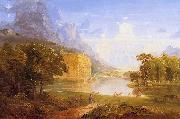 Thomas Cole The Cross and the World Spain oil painting artist